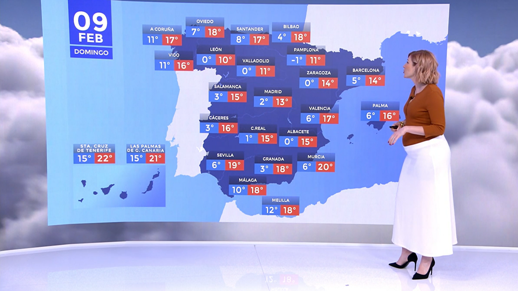 El tiempo estable y las temperaturas al alza se abrirán paso este domingo en la Península
