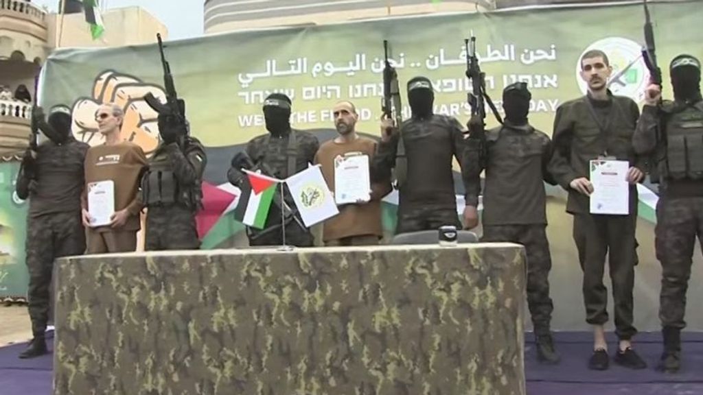 Ohad Ben Ami, Eli Sharabi y Or Levi, tres rehenes liberados por Hamás