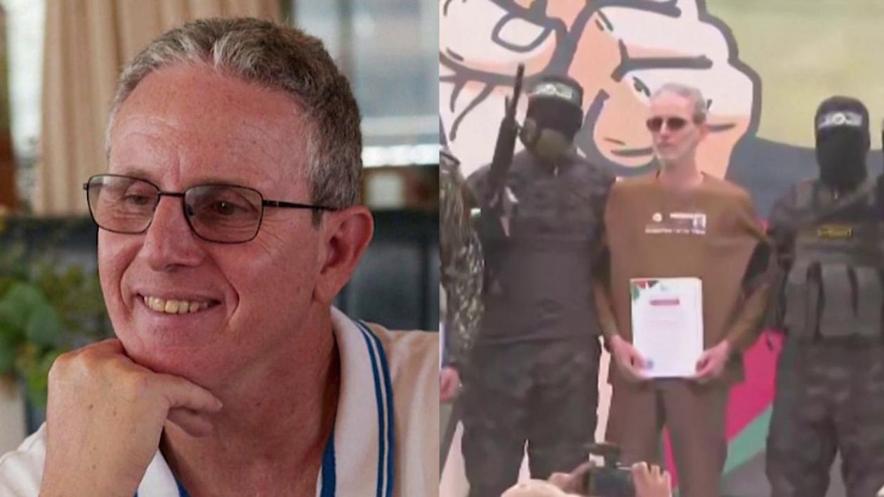 Ohad Ben Ami, uno de los rehenes liberados por Hamás