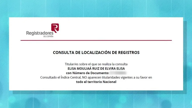 La documentación que prueba la mentira de Elisa Mouliaá