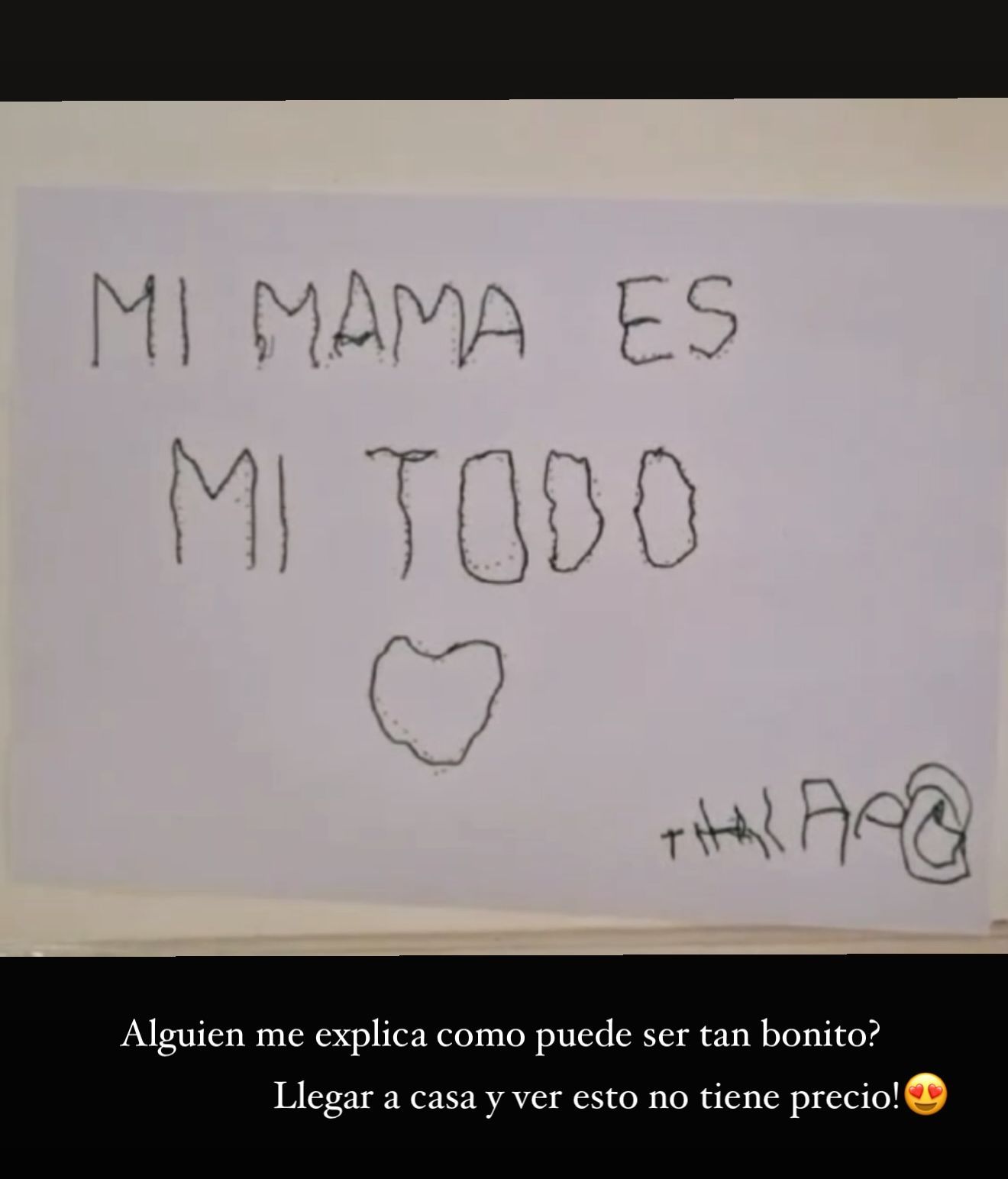 Anita presume del regalo que le ha hecho su hijo Thiago