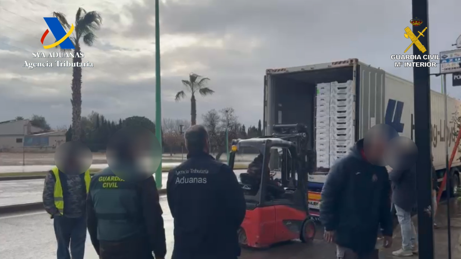 Intervienen 304 kilos de cocaína en un contenedor de fruta que llegó al Puerto de Valencia