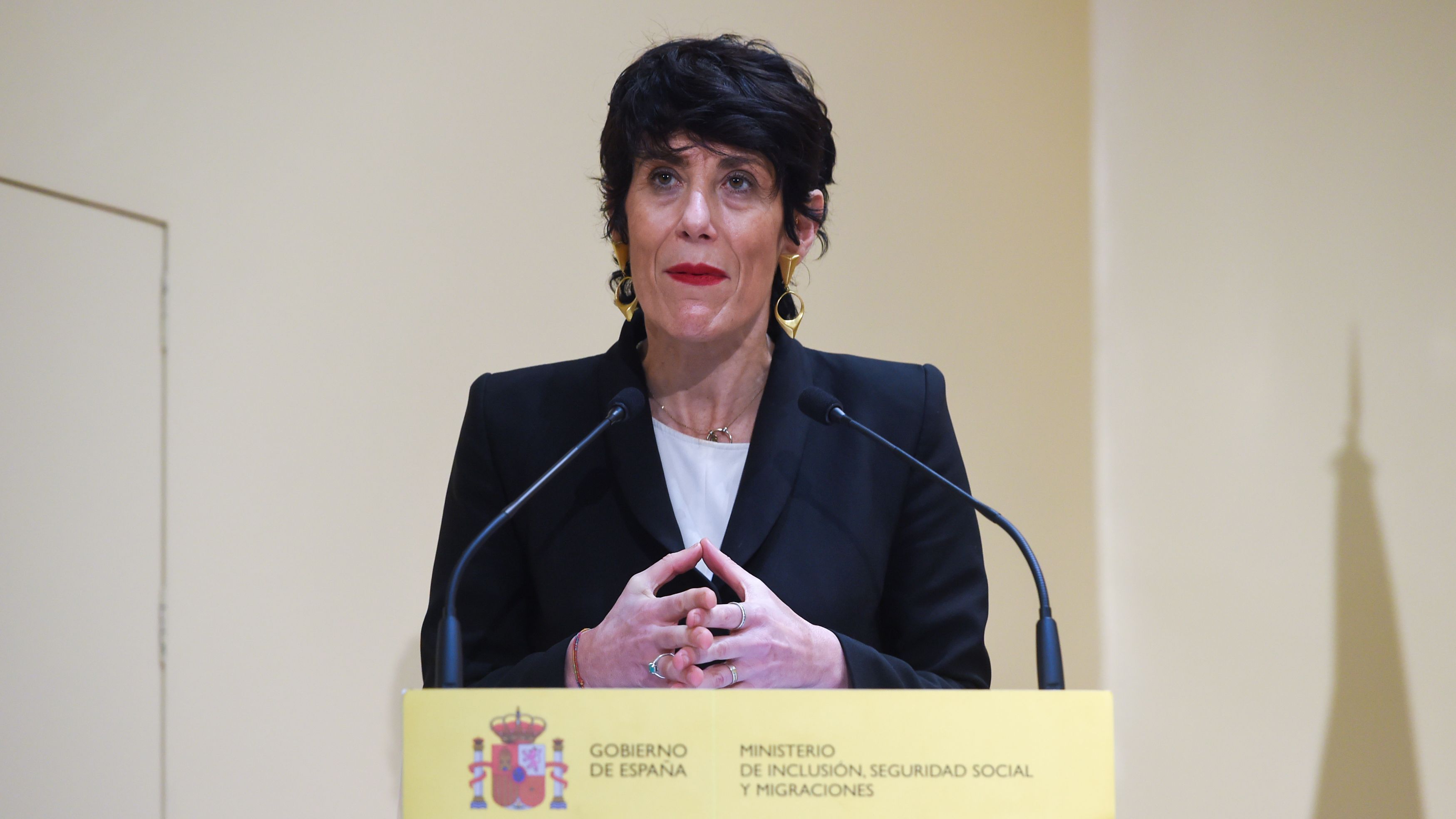 La ministra de Inclusión, Seguridad Social y Migraciones, Elma Saiz