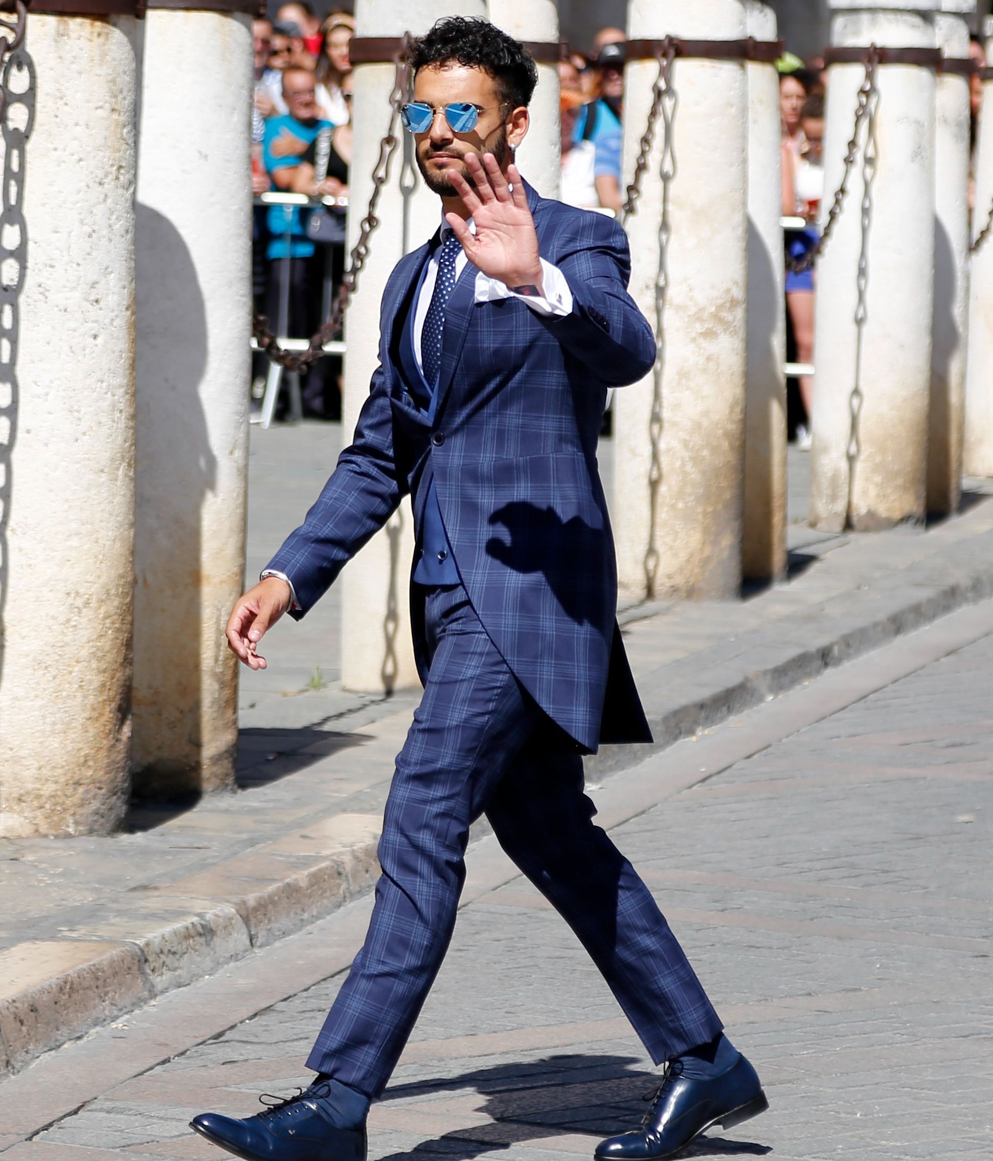 Manuel Cortés, en la boda de Pilar Rubio y Sergio Ramos