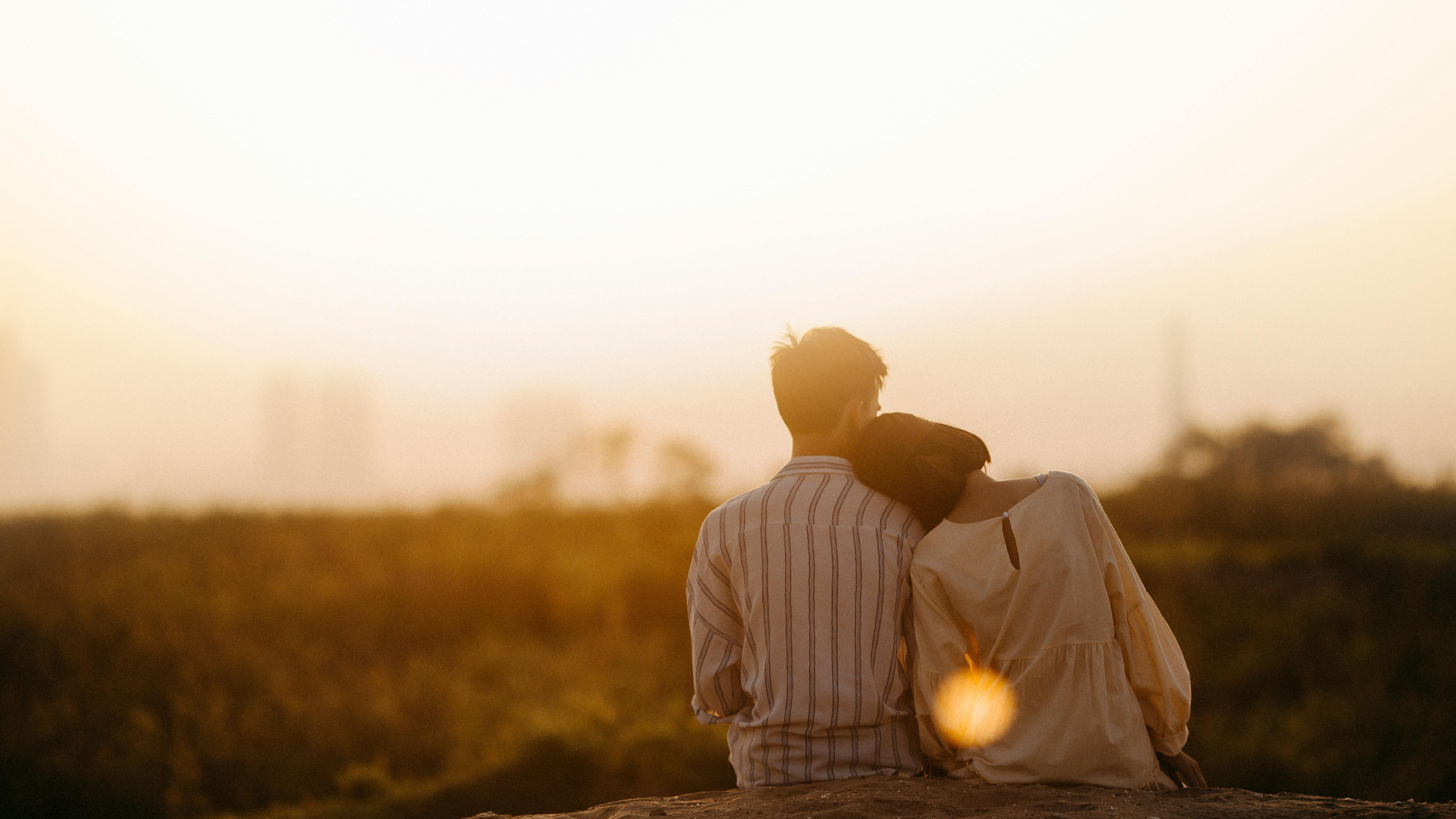 Pareja de enamorados.