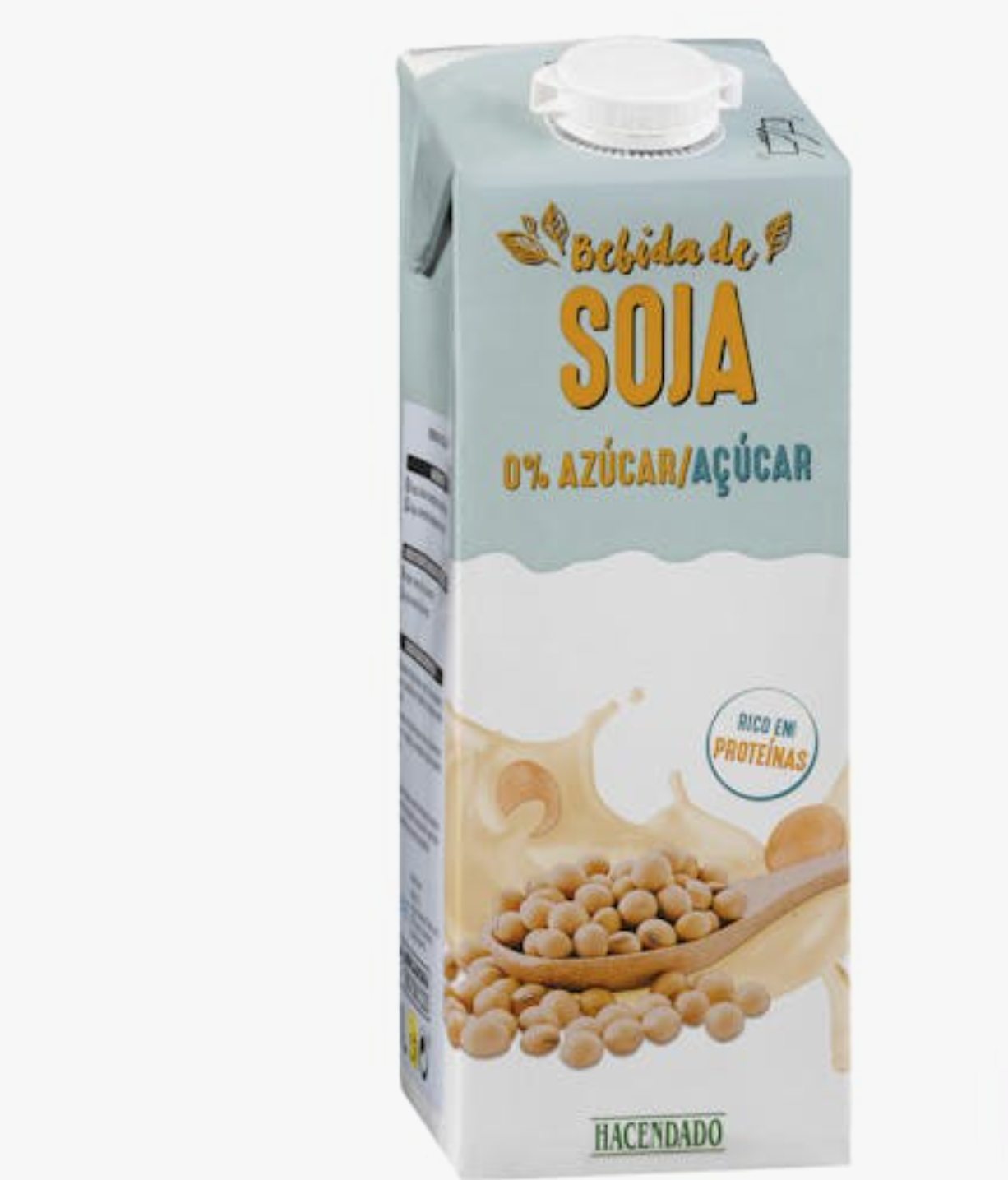 Bebida vegetal de soja 0% de Hacendado