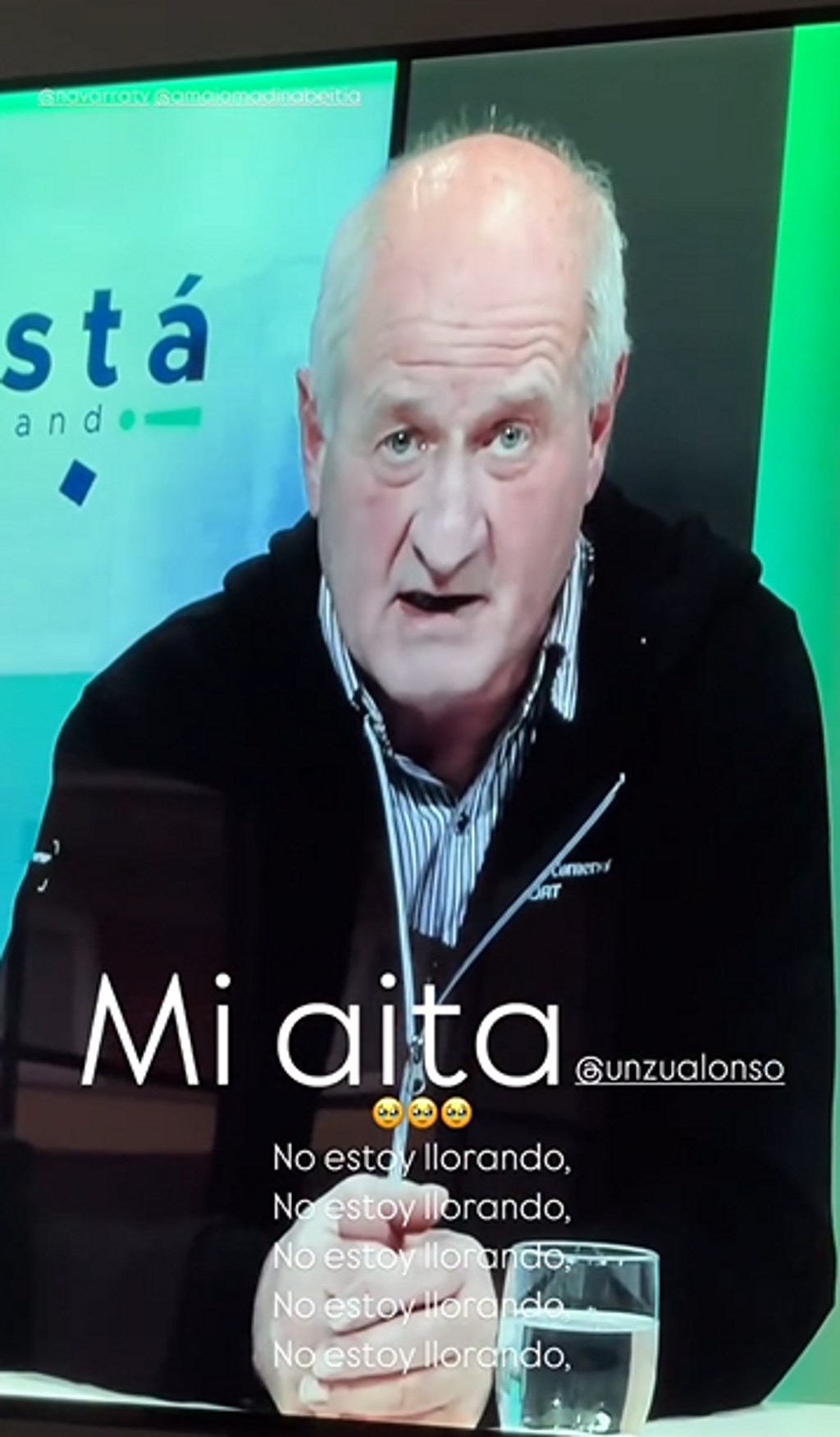 El padre de Verdeliss, durante una entrevista