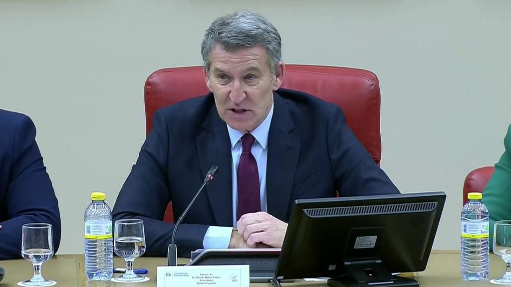 El presidente del Partido Popular, Alberto Núñez Feijóo.