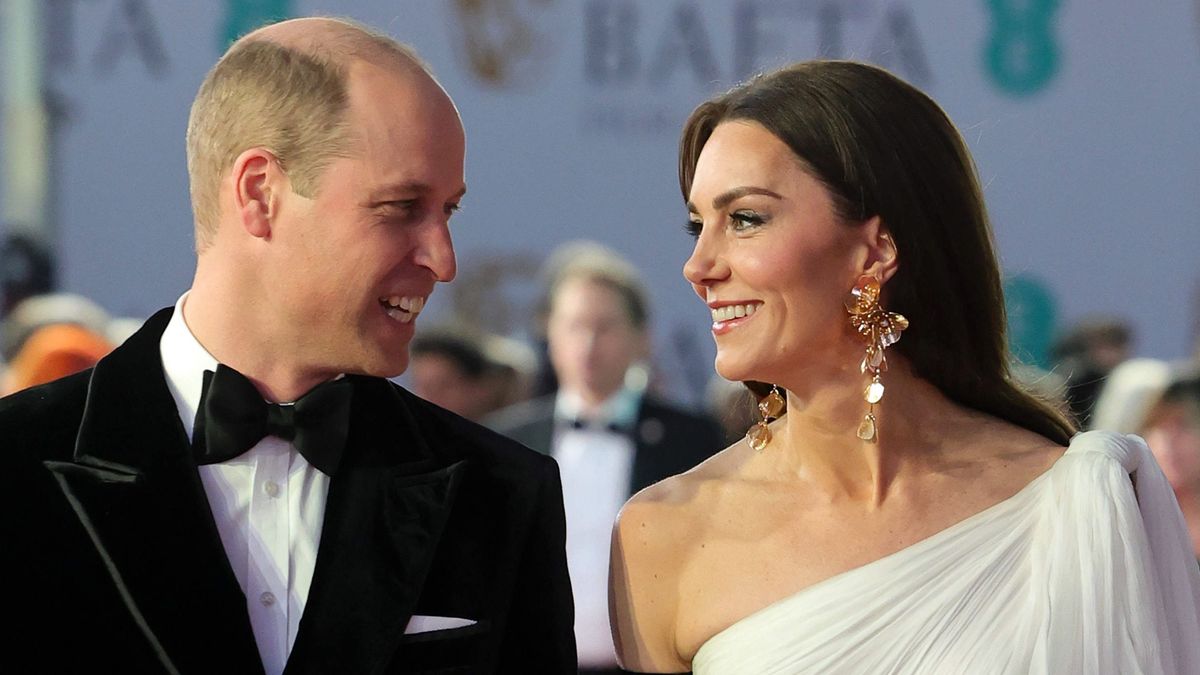 El príncipe Guillermo y Kate Middleton, en los BAFTA 2023