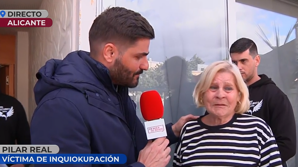 Una víctima de los inquiokupas se rompe en directo: ''Me dijeron que me tenía que morir para que me diesen el piso''