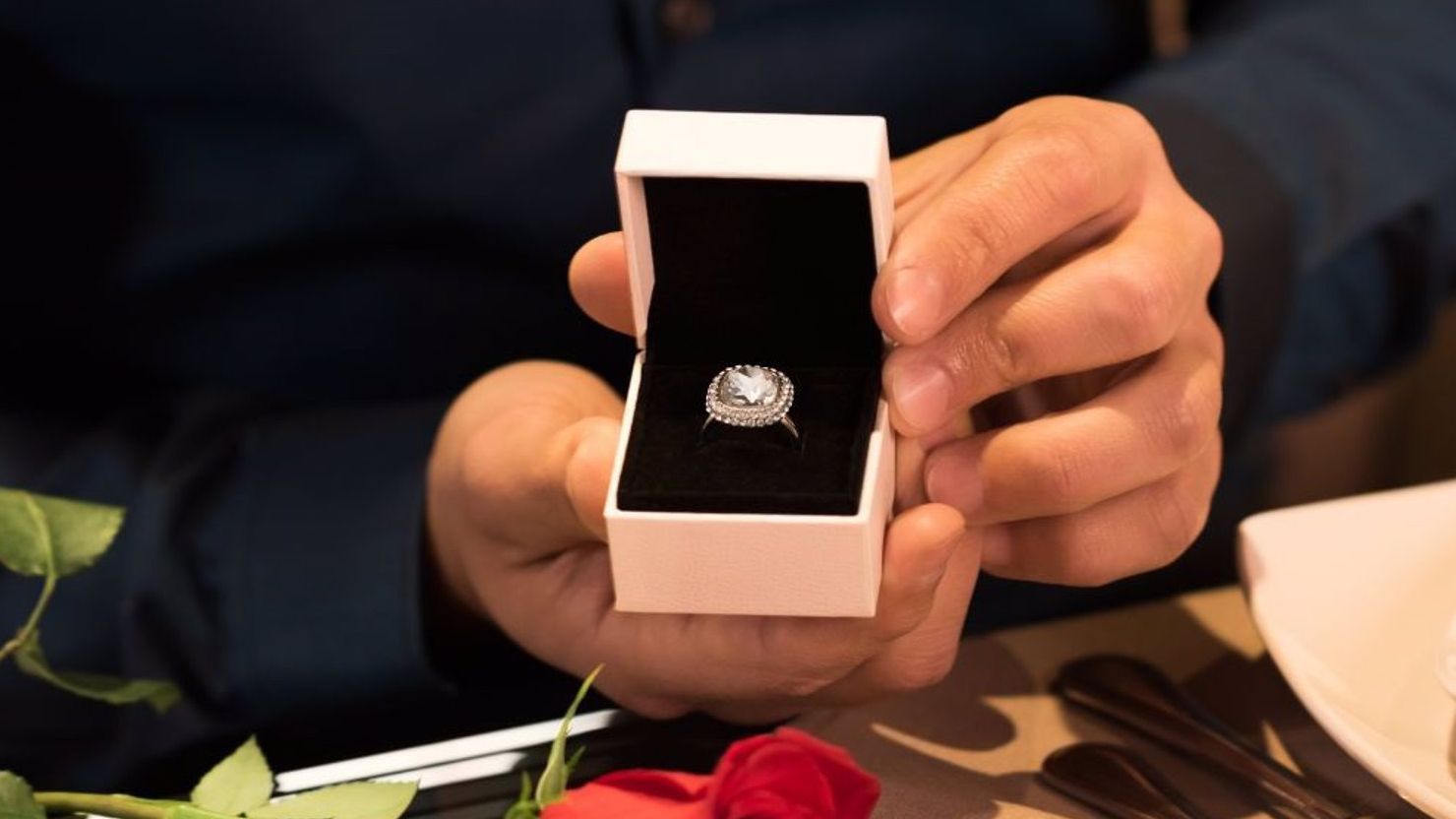 Un anillo "de pedida"