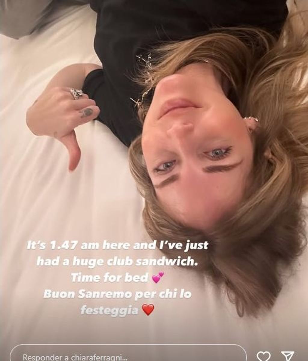 Un 'story' de Chiara Ferragni