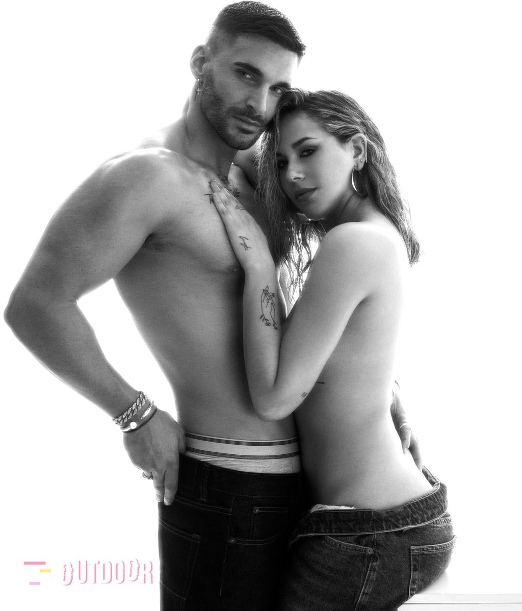 Violeta y Edi celebran San Valentín posando en exclusiva para Outdoor: la sesión de fotos