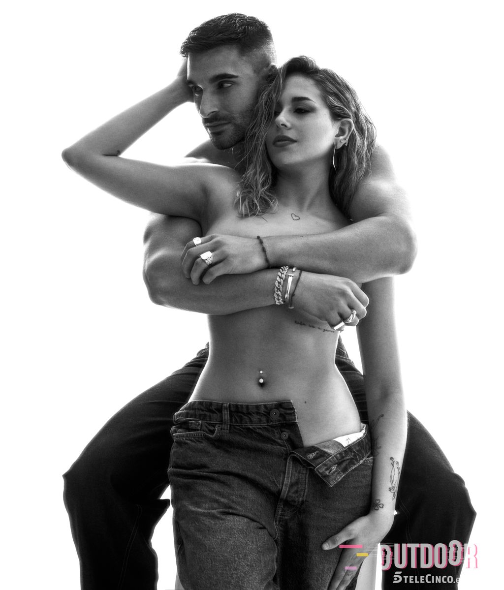 Violeta y Edi celebran San Valentín posando en exclusiva para Outdoor: la sesión de fotos