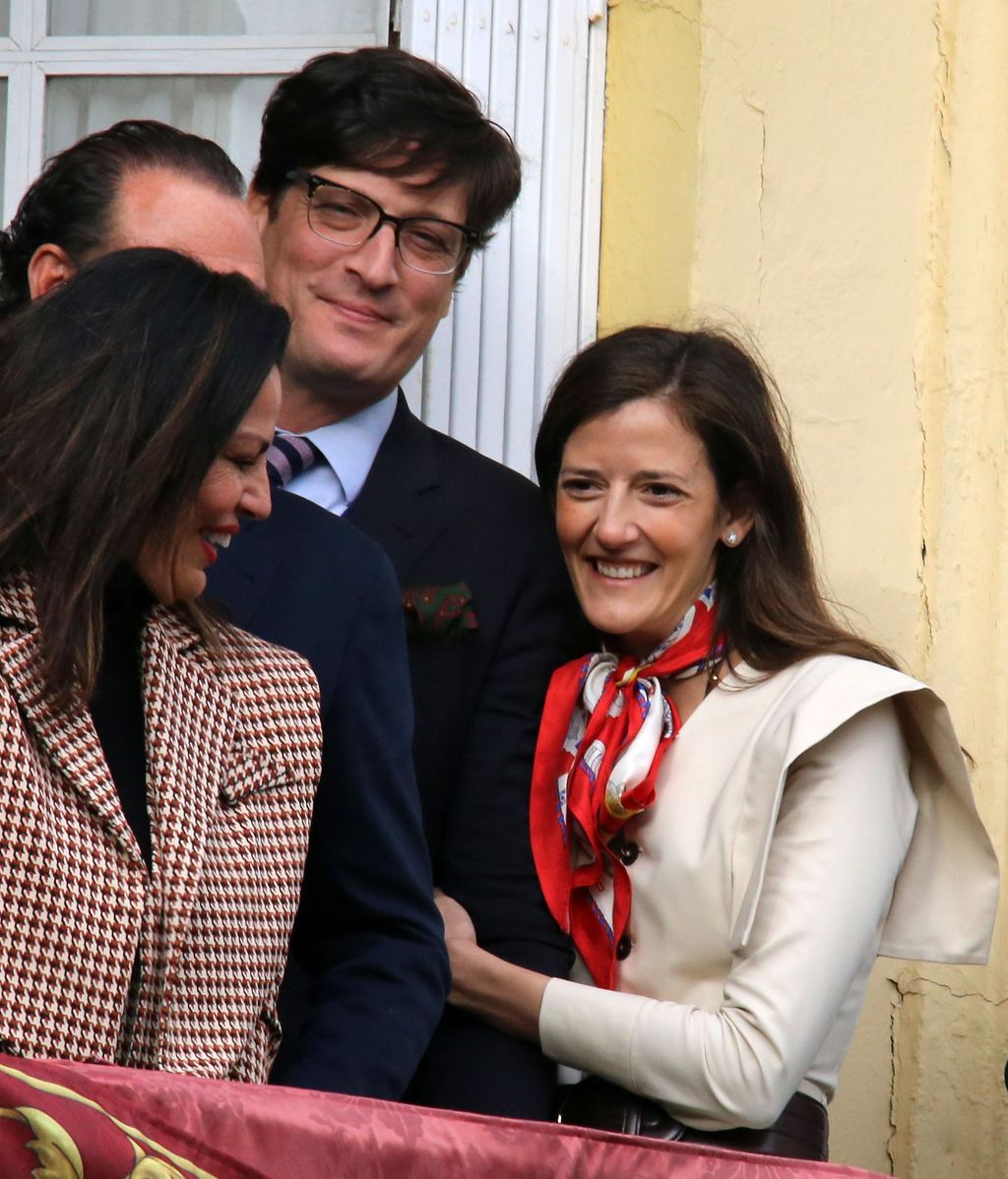 Luis Medina y su novia, Clara Caruana