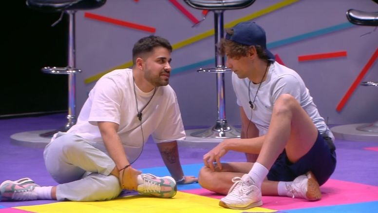 Miguel y Óscar en la prueba