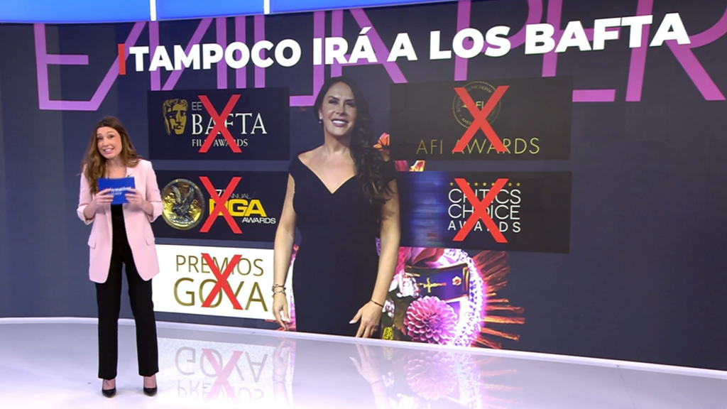 Karla Sofía Gascón no irá a los Bafta
