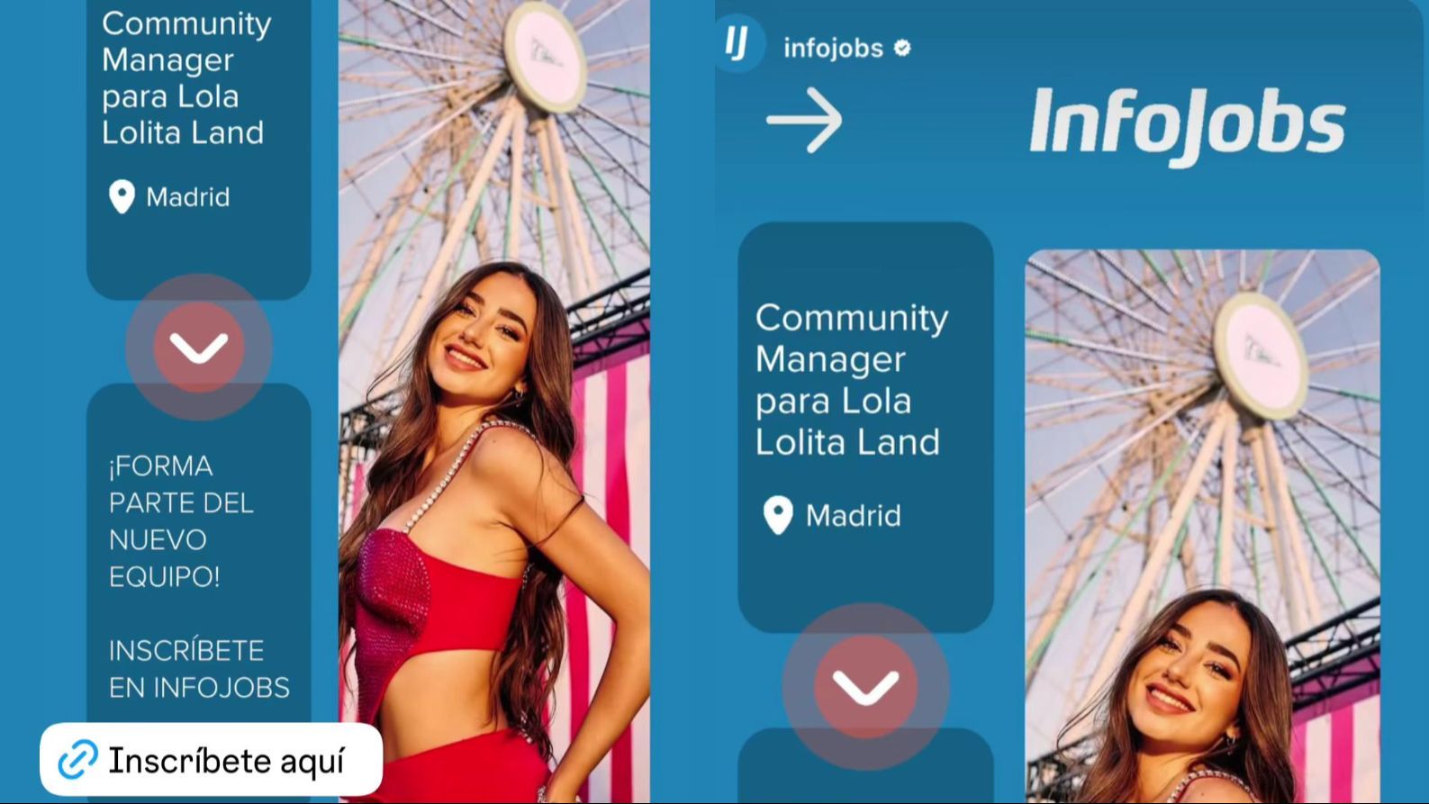 La oferta publicada por Lola Lolita