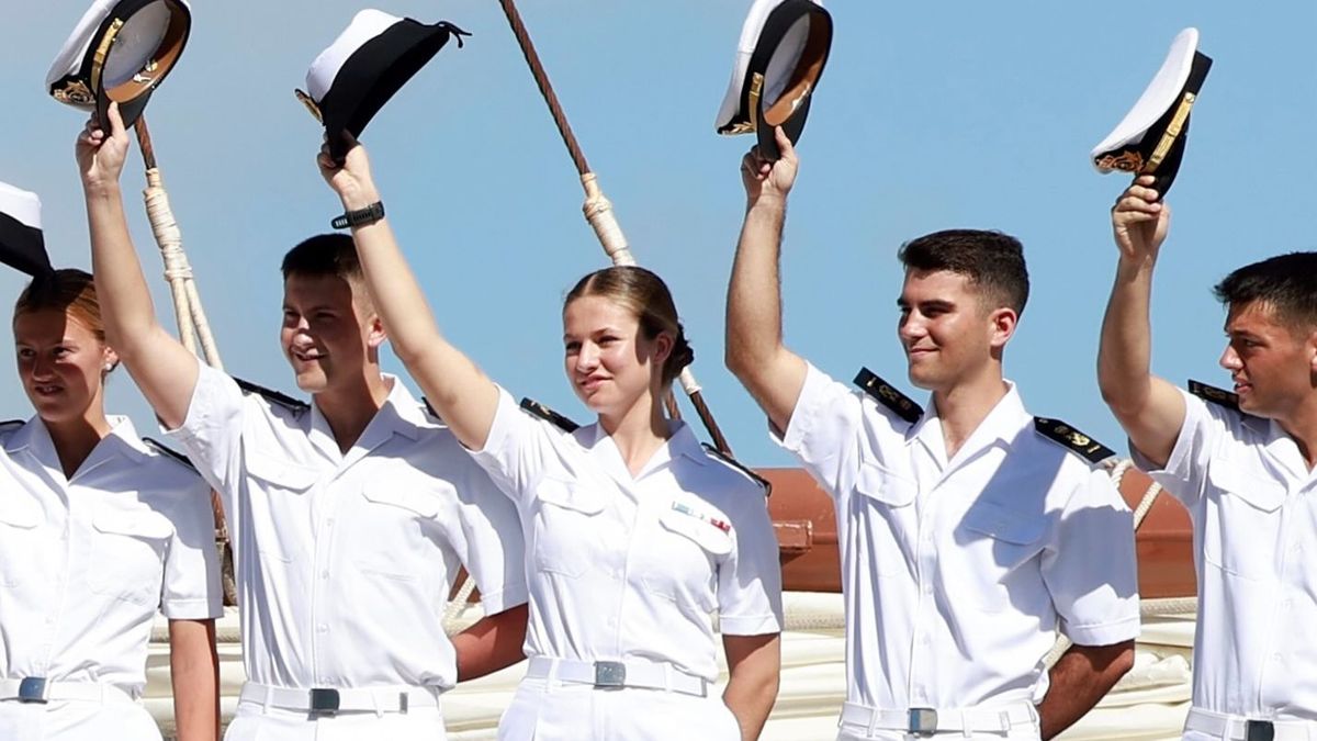 Leonor y sus compañeros llegando a Salvador de Bahía