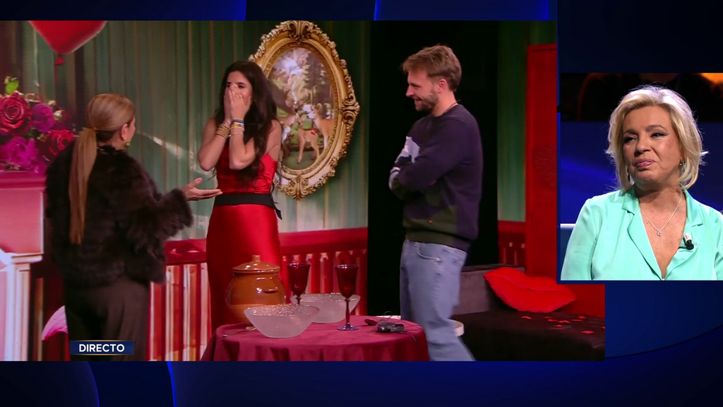 Momentazo 'suegras': José María conoce a la madre de María y ella recibe un mensaje de Carmen Borrego