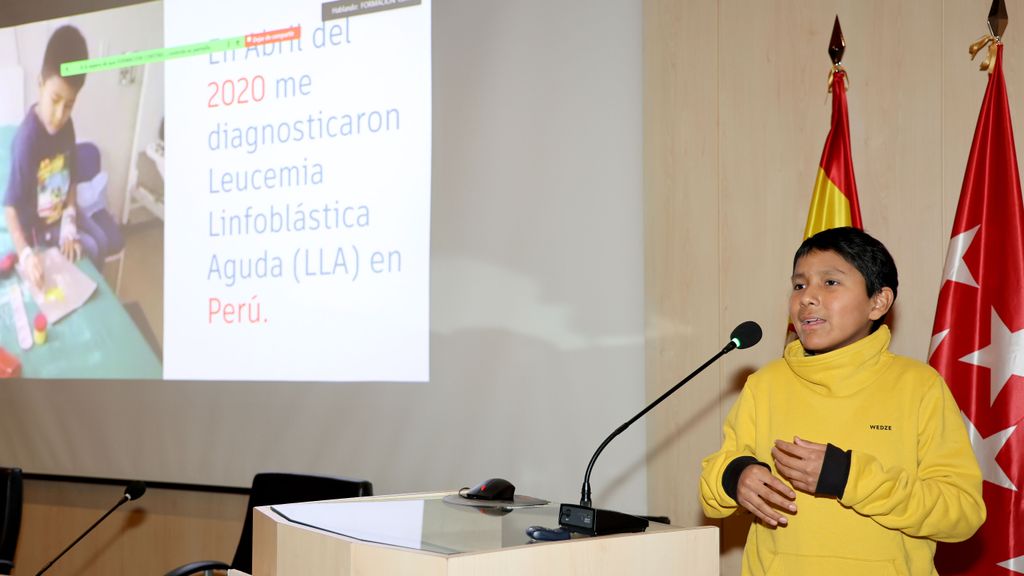Harold durante su ponencia.