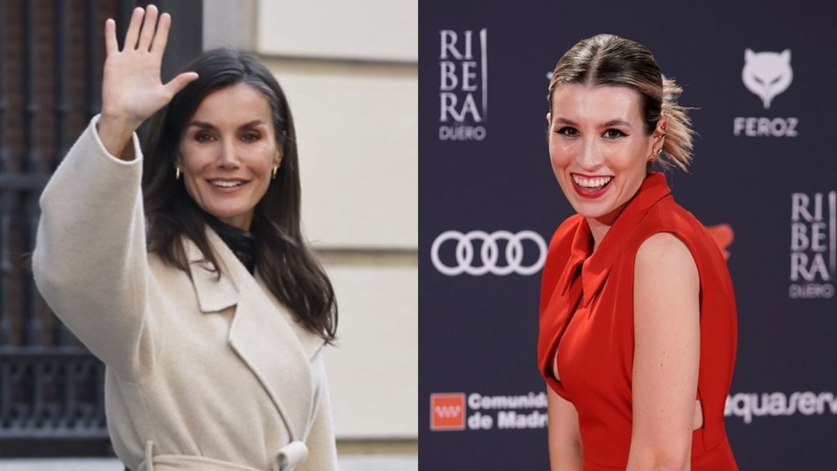 La reina Letizia y Eva Soriano.