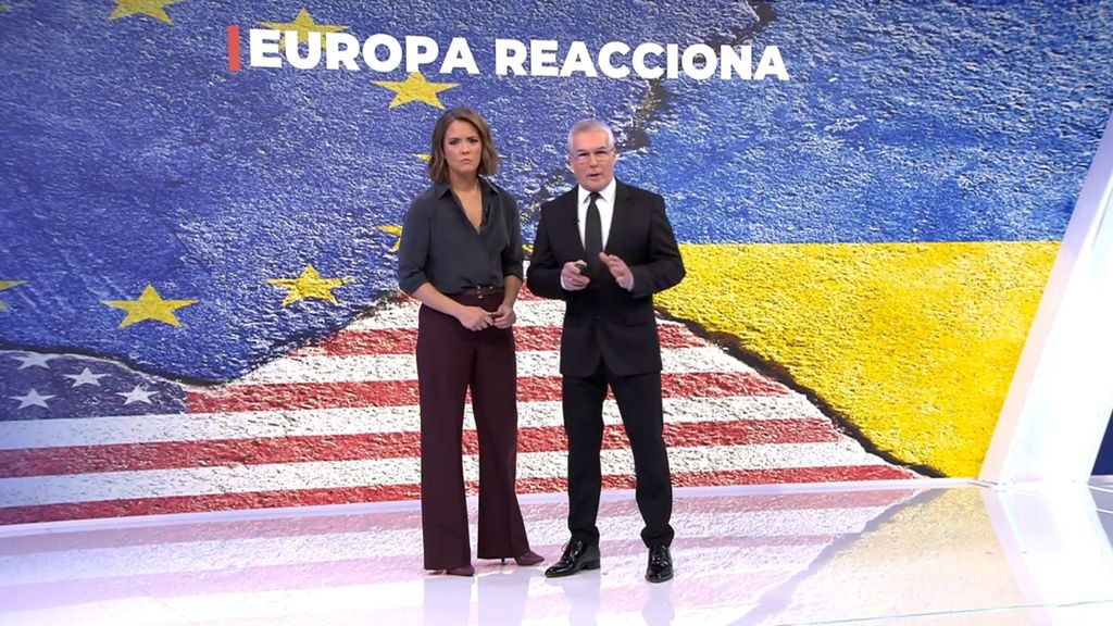 Con María Casado y David Cantero Informativos Telecinco 2025 Mediodía 16/02/2025