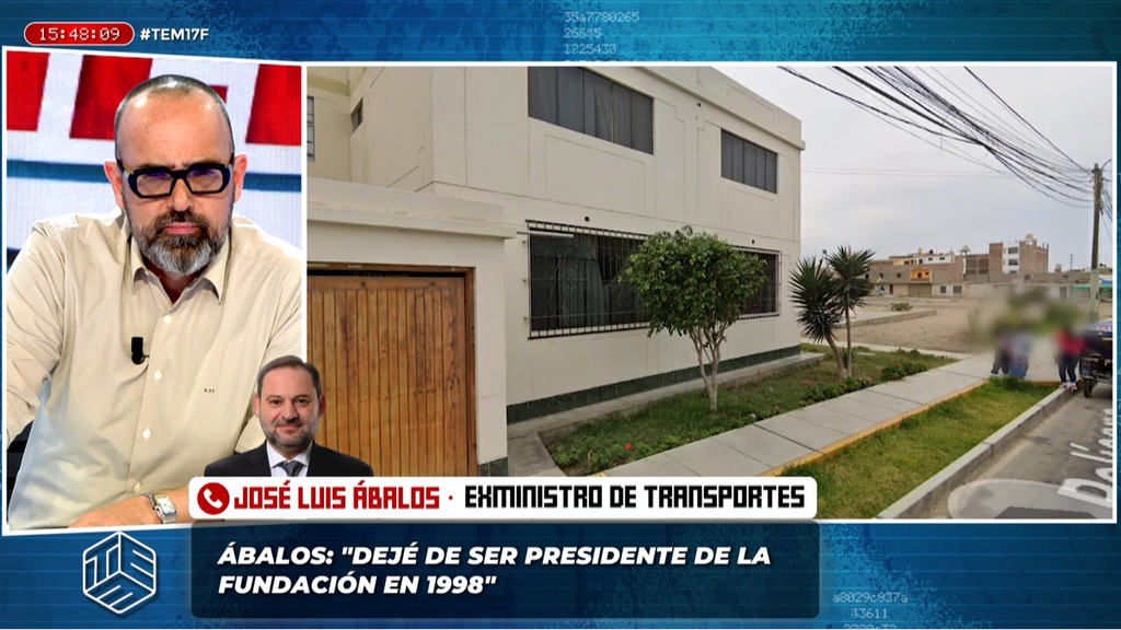 José Luis Ábalos, sobre el chalet a su nombre en Perú: "El edificio no está registrado, solo el suelo"