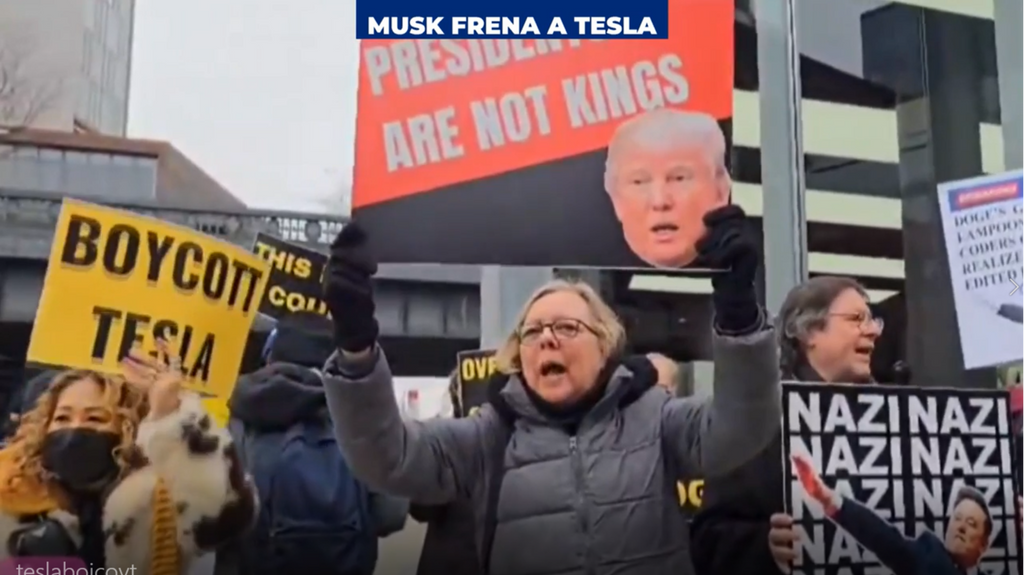 Boicot a Tesla en las calles