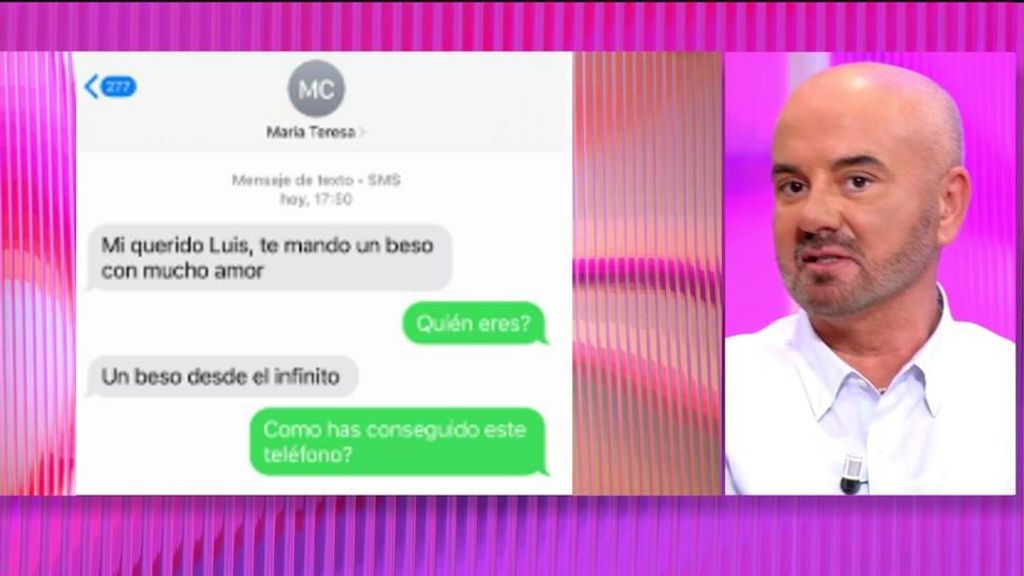 Los misteriosos mensajes desde el móvil de María Teresa Campos: “Un beso desde el infinito”