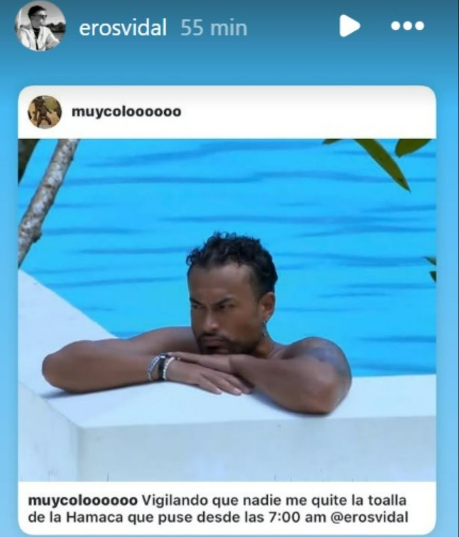 Eros comparte uno de sus memes