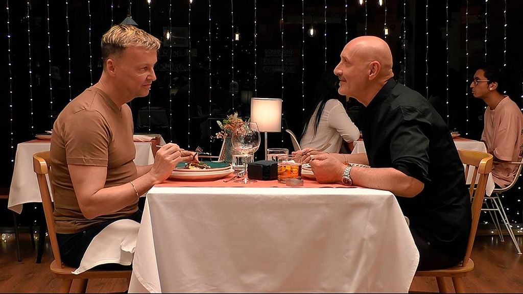 Filippo y Bjorn durante su cita en 'First Dates'