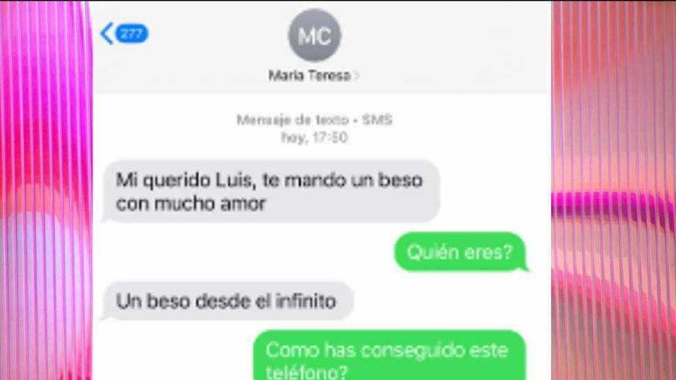 Los mensajes desde el móvil de María Teresa Campos