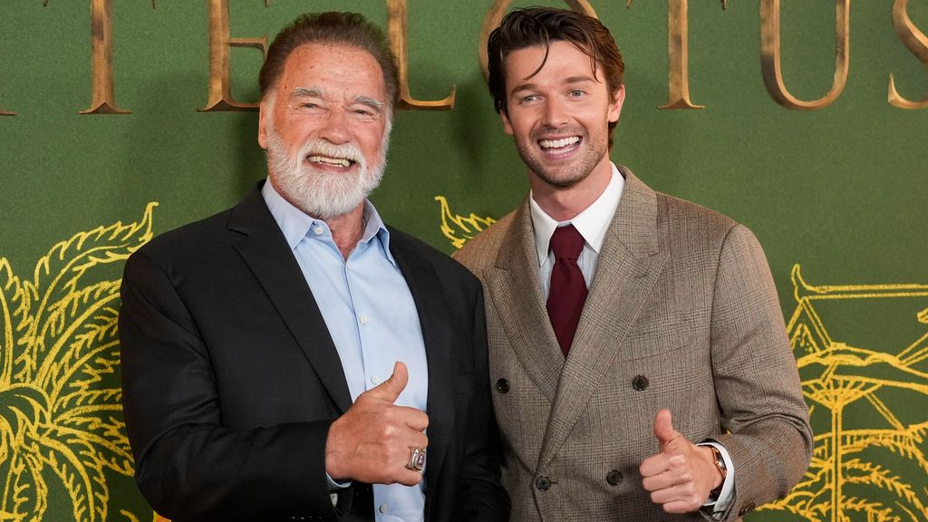 Patrick y Arnold Schwarzenegger