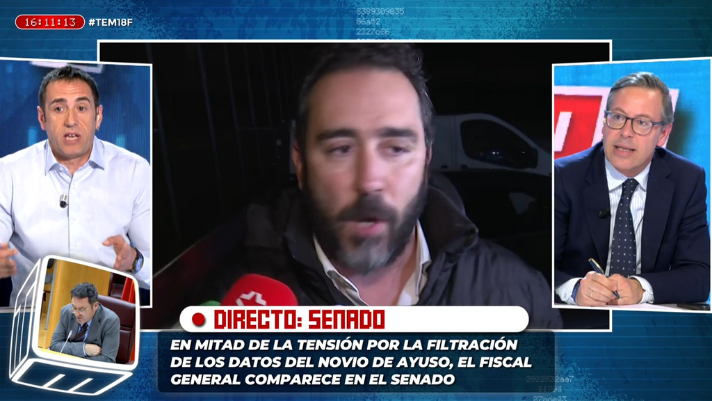 Tensión entre Emilio Delgado y Alfonso Serrano tras la prueba caligráfica entregada por Koldo: "Hay que ser un poco más riguroso"