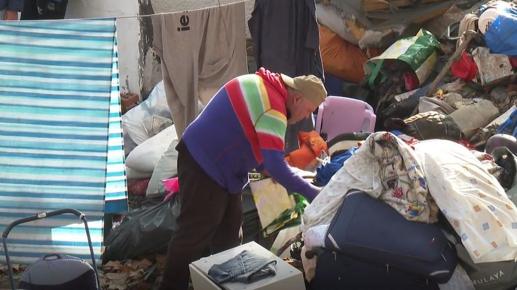 200 personas son desalojadas de un asentamiento chabolista en el centro de Madrid