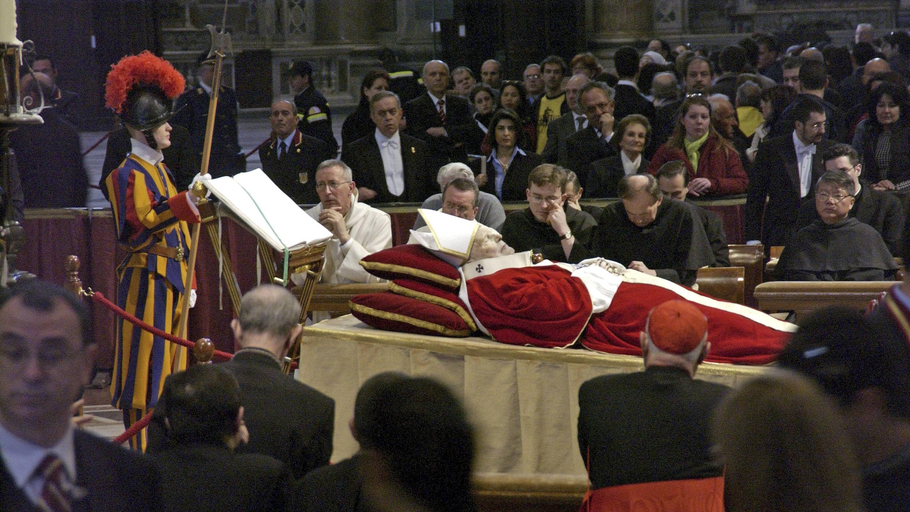 El funeral de Juan Pablo II.