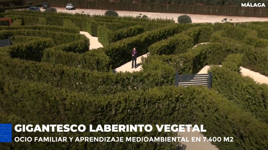 Gigantesco laberinto vegetal en Málaga