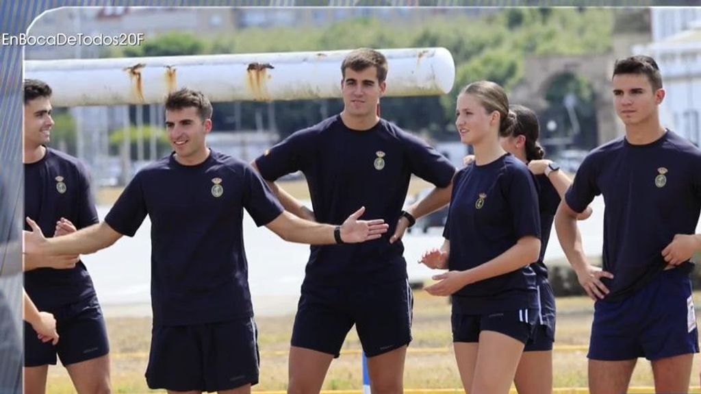 Nueva imagen de la princesa Leonor junto al joven con el que apareció en actitud cariñosa en un carnaval de Brasil