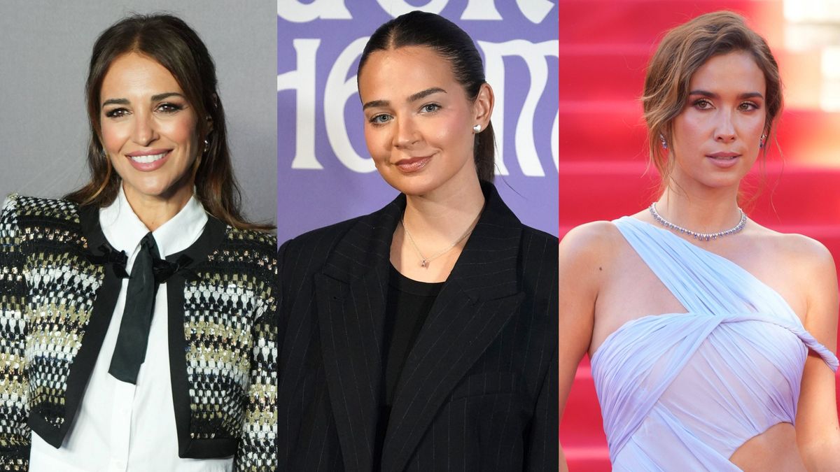 Paula Echevarría, Laura Escanes y María Pombo, en un montaje fotográfico