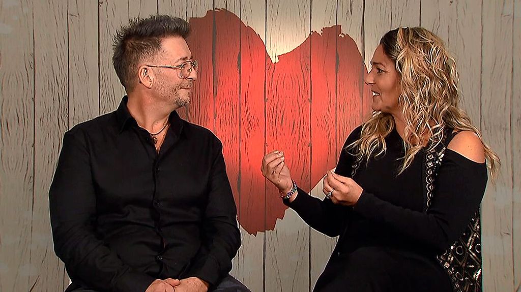 Raquel y Javier durante su cita en 'First Dates'