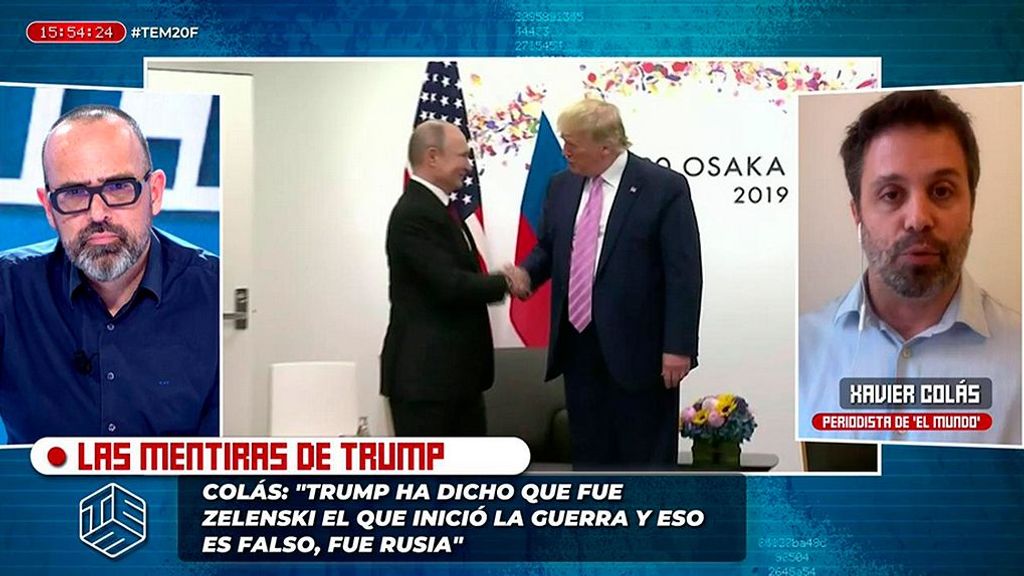 Xavier Colás, sobre las mentiras de Trump respecto a Ucrania: “Las dudas cuestan vidas en las ciudades”