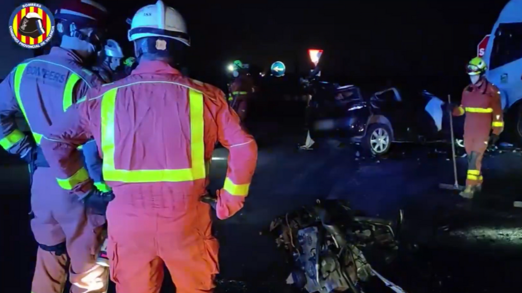Tres mujeres han fallecido en un accidente de tráfico en la A7 en Benifaió