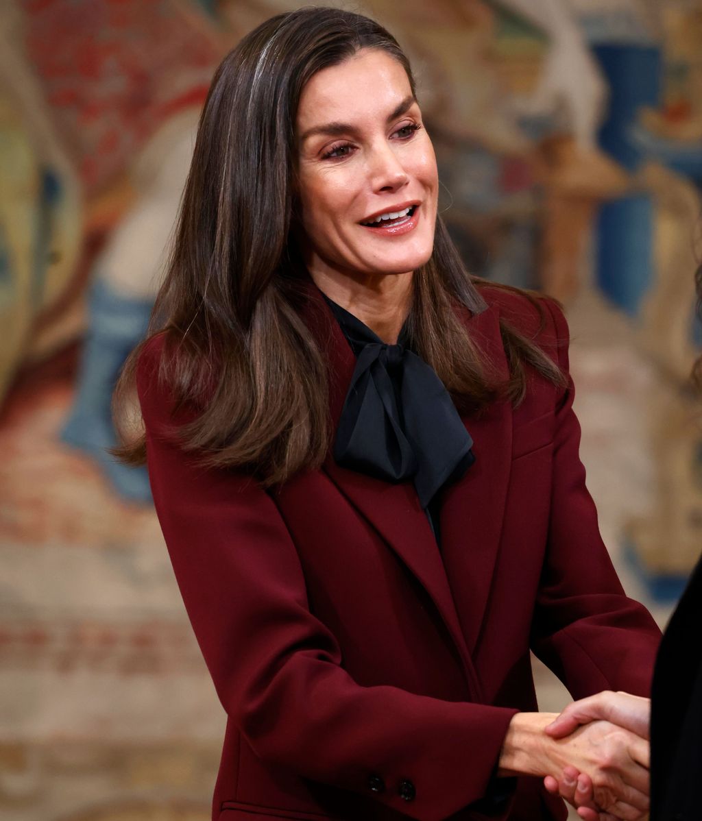 La reina Letizia en la recepcion de deportistas olimpicos y paralimpicos