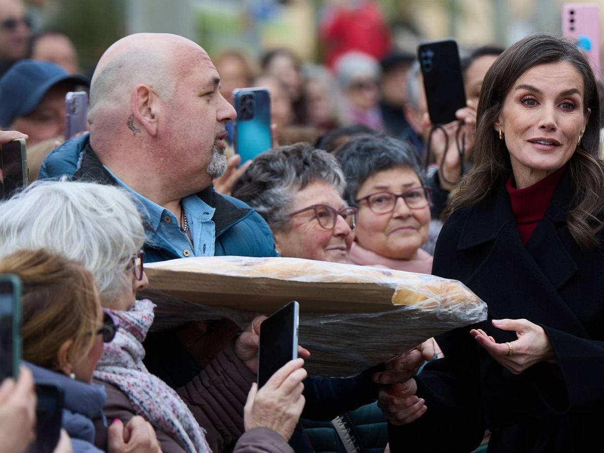 La reina Letizia, en Tudela: el curioso regalo que recibe cada vez que  visita la localidad