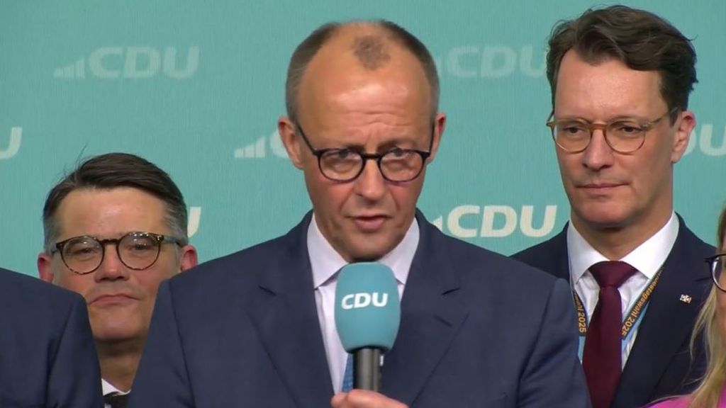 Merz asegura que van a gobernar Alemania tras ganar las elecciones