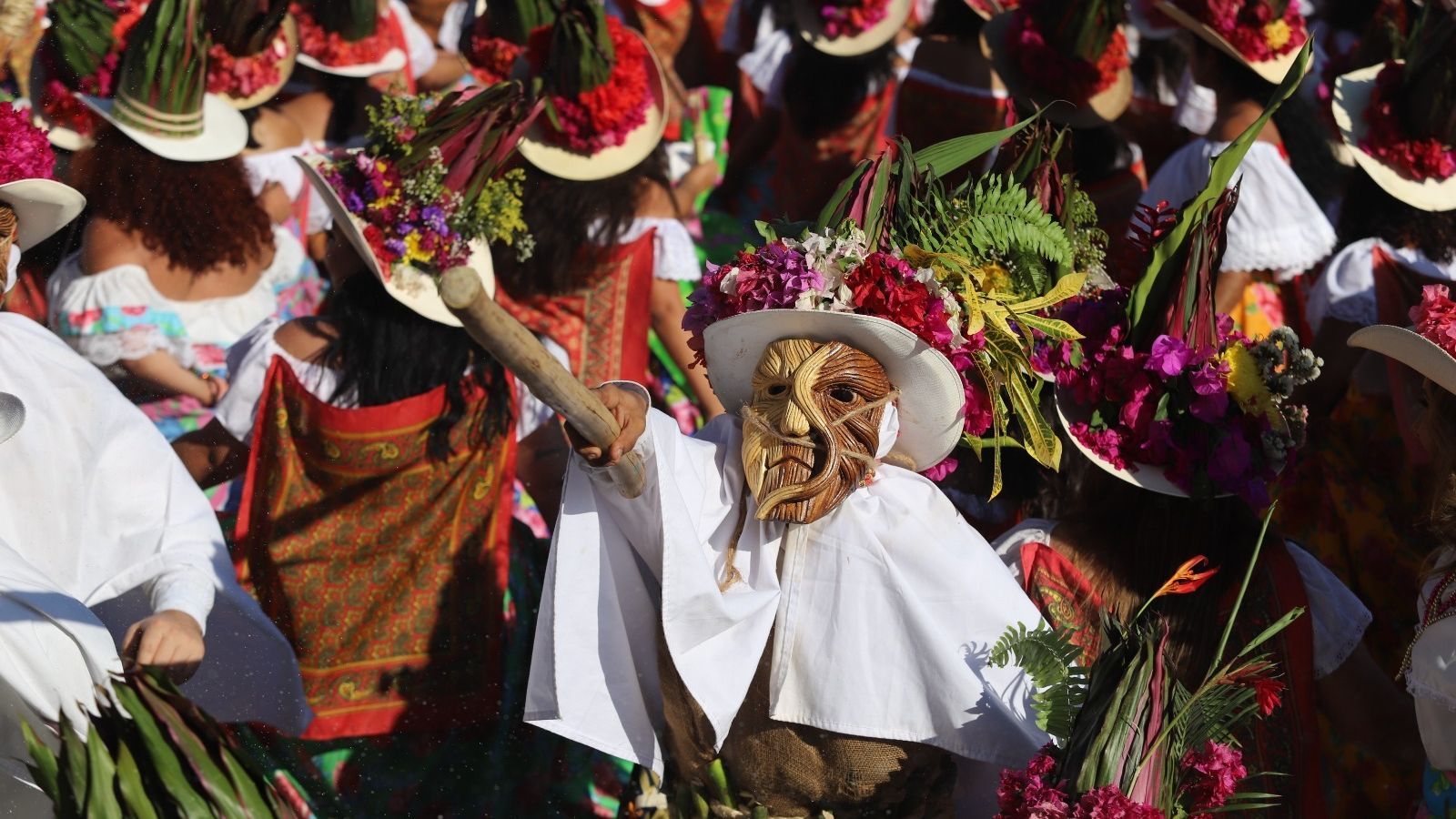 Danza del Pochó en el Carnaval Tenosique 2024