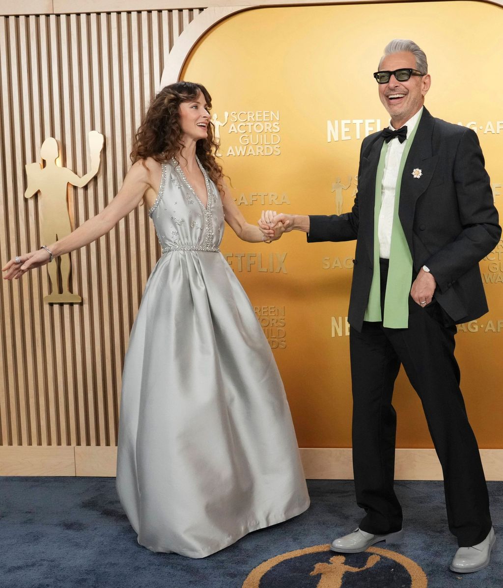 Emilie Livingston y Jeff Goldblum