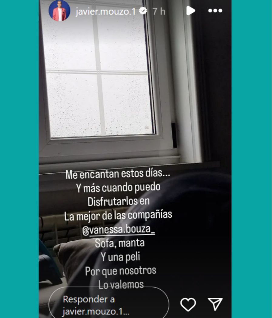 Javi muestra que sigue con Vanessa