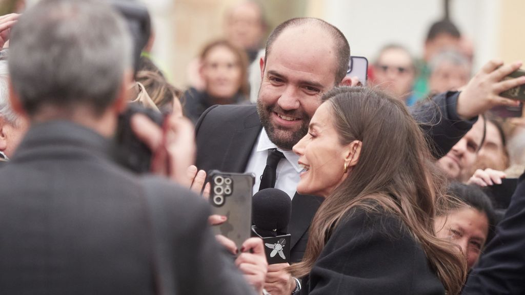 La reina Letizia, con Daniel Fez